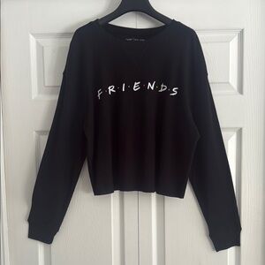 Love Tribe “Friends” Black Long Sleeve Thermal Knit Shirt - Size XLarge